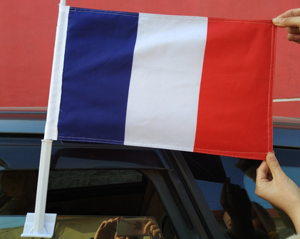 Drapeau de fenêtre de voiture pas cher en gros clip personnalisé drapeau pays voiture drapeaux